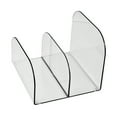 thumbnail image 2 of Desktop Book Ends Practical Plastic Desktop Book Storage Rack Organizer, Lightweight and Easy to Clean, Simple Shape, Designed for Office Desktop Books and Documents Storage, 2 of 8
