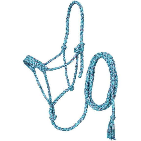 Tough 1 Turquoise Funfetti Mule Tape Halter/Lead