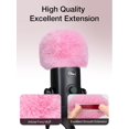 thumbnail image 3 of High - quality Microphone Pop Filter, Mic Cover Furry Foam for Blue Yeti, Fifine AM8, HyperX SoloCast, Razer Seiren V3 Mini Microphones and Most Mic (Pink) for ultimate comfort, 3 of 4