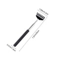 thumbnail image 2 of Plastic Cat Toy Black Retractable Cat Wand Toy with Long Handle Interactive Teaser for Active Play Scratch and Massage Function(1Pcs) JASKFLY, 2 of 8