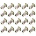 thumbnail image 6 of 100Pcs Rivet Nut Color Zinc Plated Flat Head Threaded Nutsert Kit Hardware AccessoriesM3, 6 of 8
