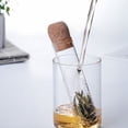 thumbnail image 4 of Raindrops 1Set Glass Tea Infuser for Loose Leaf with Wood Handle for Tea House, 4 of 8