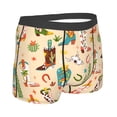 thumbnail image 2 of KLL Groovy American Western Footwear Men's Cotton Boxer Briefs Underwear-Medium, 2 of 8