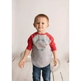 thumbnail image 6 of 7 ate 9 Apparel Kids Hello Spring Red Raglan, 6 of 6