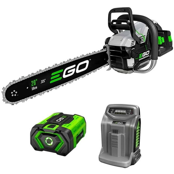 EGO Power  Commercial 20" Chain Saw Kit With 8.0Ah Battery And 550W Charger