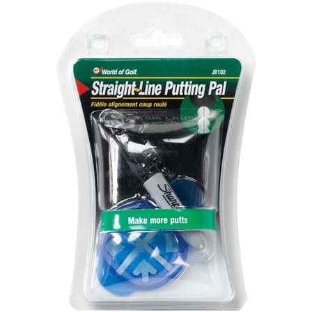 Accelerated Golf Straight Line Putting Kit Blue Ball Marker New