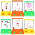 thumbnail image 1 of 6 Pieces Handheld Water Game Mini Arcade Water Ring Game Water Tables for Beach Toys Party Favor Fish Rings Fun Basketball Game for Teens Adults for Men Retro Pastime (Chic Style), 1 of 5