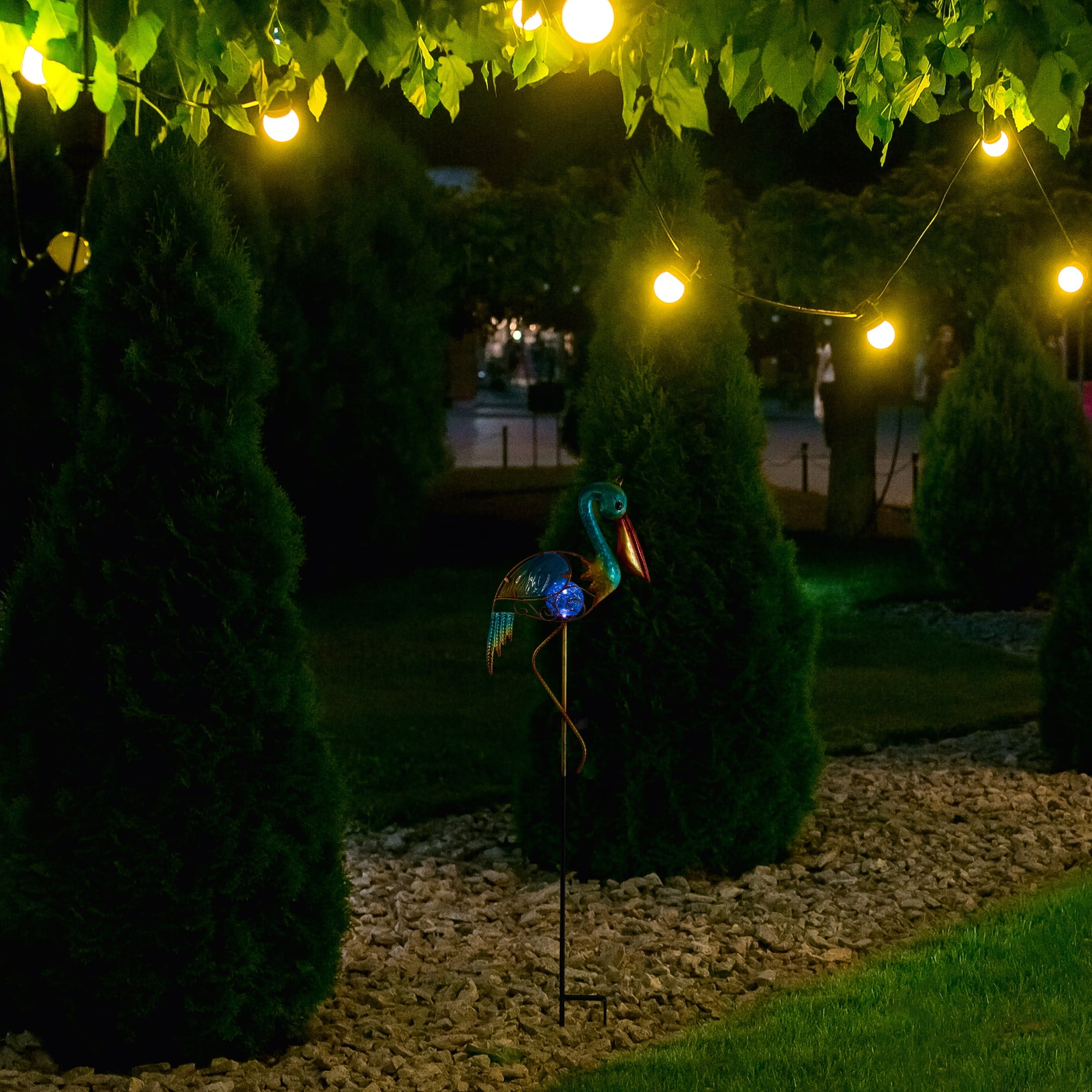 Northlight Solar Lighted Pelican Outdoor Garden Stake - 37.5"