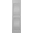 thumbnail image 5 of Ekena Millwork 18"W x 66"H Americraft Two Equal Louver Exterior Real Wood Shutters (Per Pair), Primed, 5 of 10