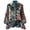 Sky Blue, variant on Daznico Stylish Printed Pattern Long Sleeve Blouse for Women Versatile Turn Down Collar Casual Wear
