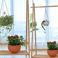 thumbnail image 4 of Pots pour Plantes à Fleurs Pots Suspendus Plantation Semis Rangement Support Décoration Panier de Jardinière pour Patio Serre Rouge, 4 of 9
