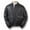 Black, variant on Burk'S Bay 3XLarge A 1 Cowhide Bomber Jacket in Black