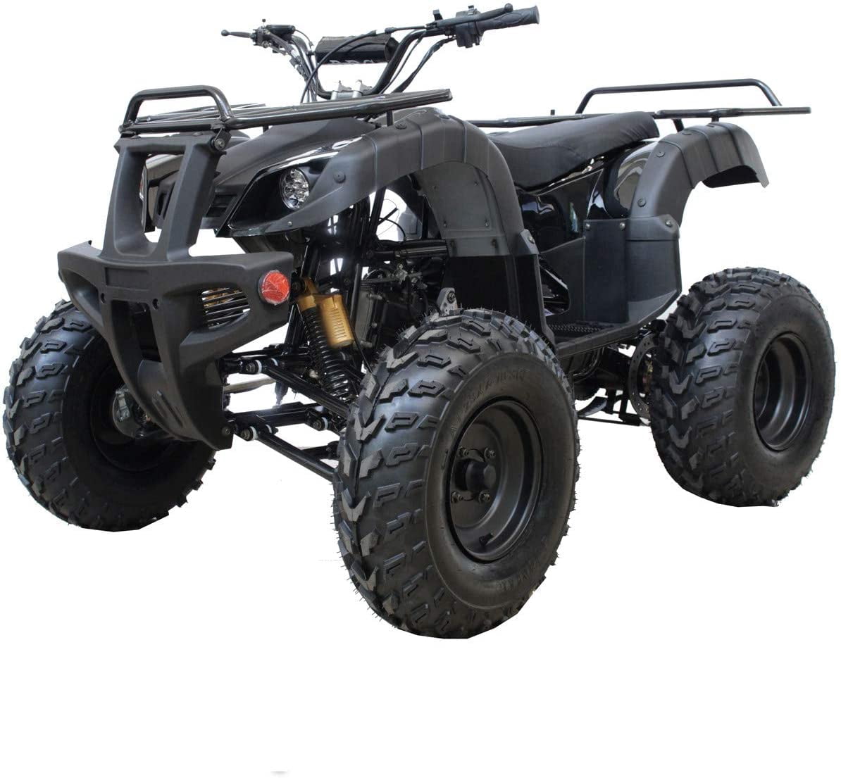 Ricky Powersports Model TK200B5 169cc ATV BIG Size Utility for youth and adults with Big Shining LED Headlight-Burgundy