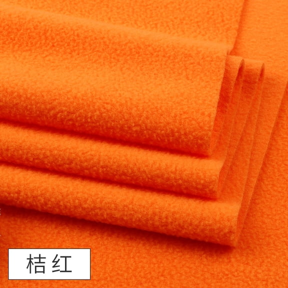 XmhyTop-A 100x160cm Polar Fleece Fabric for DIY Sewing, Blankets, Clothing & Home Decor Projects,1 Piece,Orange Red