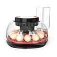 thumbnail image 4 of Rewenti 12 Temperature and Humidity Display Automatic Flip 360 Transparent Window Chicken, 4 of 5