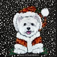 thumbnail image 3 of CafePress - Santas Westie Helper T Shirt - Men's Fitted T-Shirt, 3 of 4