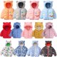 thumbnail image 2 of 2022 Otoño Invierno Niños Abajo Chaquetas acolchadas Infantes Bebés Niños Niñas Dibujos animados lindo Oreja ligera Abrigos con capucha Niños pequeños Ropa para niños 5-6T (Etiqueta 120) Gao Jinjia LED, 2 of 2