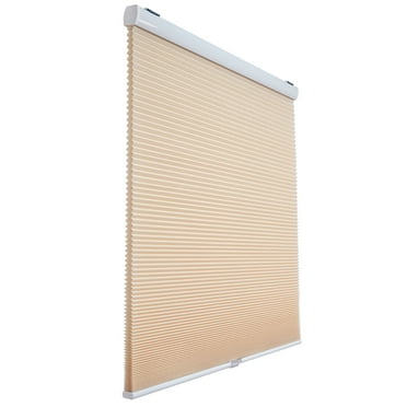 Beige Privacy & Light Filtering Cordless Cellular Shades Window Blinds - 56" W X 64" H