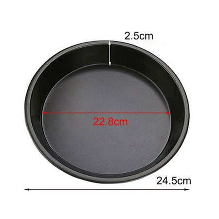 

6-10In Microwave Oven Pan Chip Tray Dish Pizza Bacon Baking Non-Stick Cook Tray D