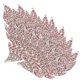 thumbnail image 3 of Pink Decorative Hat Patches with Rhinestones for DIY Clothes Accessories and Decoration 4 Pairs, 3 of 4