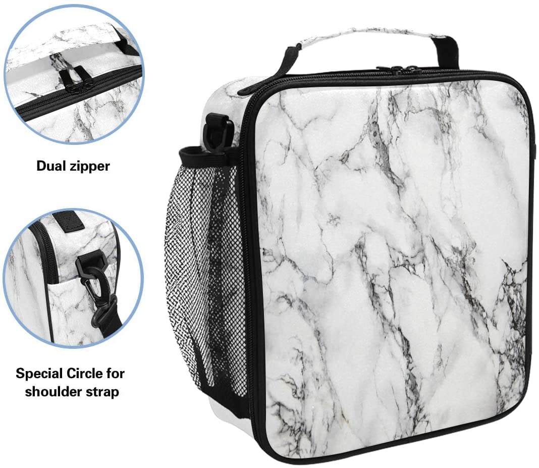 Natural Luxury Marble Lunch Bag for Kids Insulated Lunch Box for School  Camping Travel Lightweright …See more Natural Luxury Marble Lunch Bag for  Kids