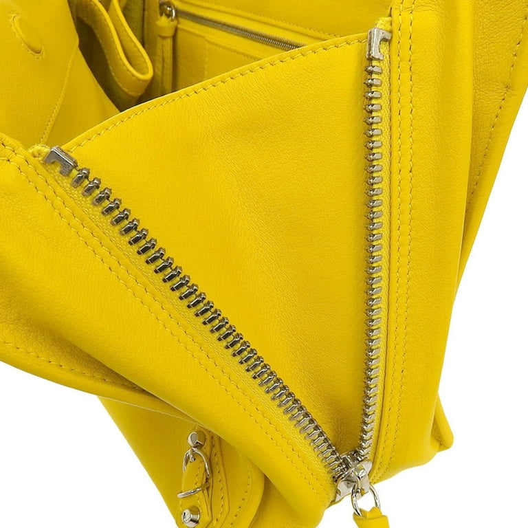 Pre-Owned Balenciaga BALENCIAGA paper mini 2WAY bag leather