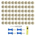 thumbnail image 3 of 60 Pcs Rivets de Réparation pour Doublure de Toit de Voiture, Boucle Fixe de Réparation de Toit de Voiture, 3 of 7
