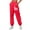 Red, variant on Summer Pants for Women Elastic Drawstring Pant Song Maternity Pants Womens Loose Fit Casual Plaid Fashion Pajamas for Women Suit Sequin Straight Leg Trouser Work 70s Red S
