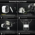 thumbnail image 7 of SANSI 54W 7000LM LED Motion Sensor Outdoor Security Lights, 5000K Dusk to Dawn Light Black, 4 Modes, 7 of 7