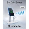 thumbnail image 2 of Estación de carga ESR 15W 3 en 1 Magsafe para iPhone White, 2 of 9