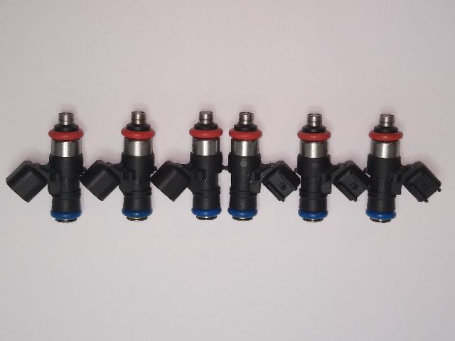 6PCS Flow Matched Fuel Injectors Nozzles for 1999-2004 4.0L Jeep Cherokee 0280155784 Fuel Injector Upgraded 4 Hole 0280155923 Fuel Injections for Jeep Wrangler Grand Cherokee 