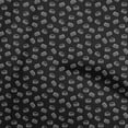 thumbnail image 1 of oneOone Polyester Spandex Black Fabric Retro Minimal Burger Quilting Supplies Print Sewing Fabric By The Yard 56 Inch Wide, 1 of 5