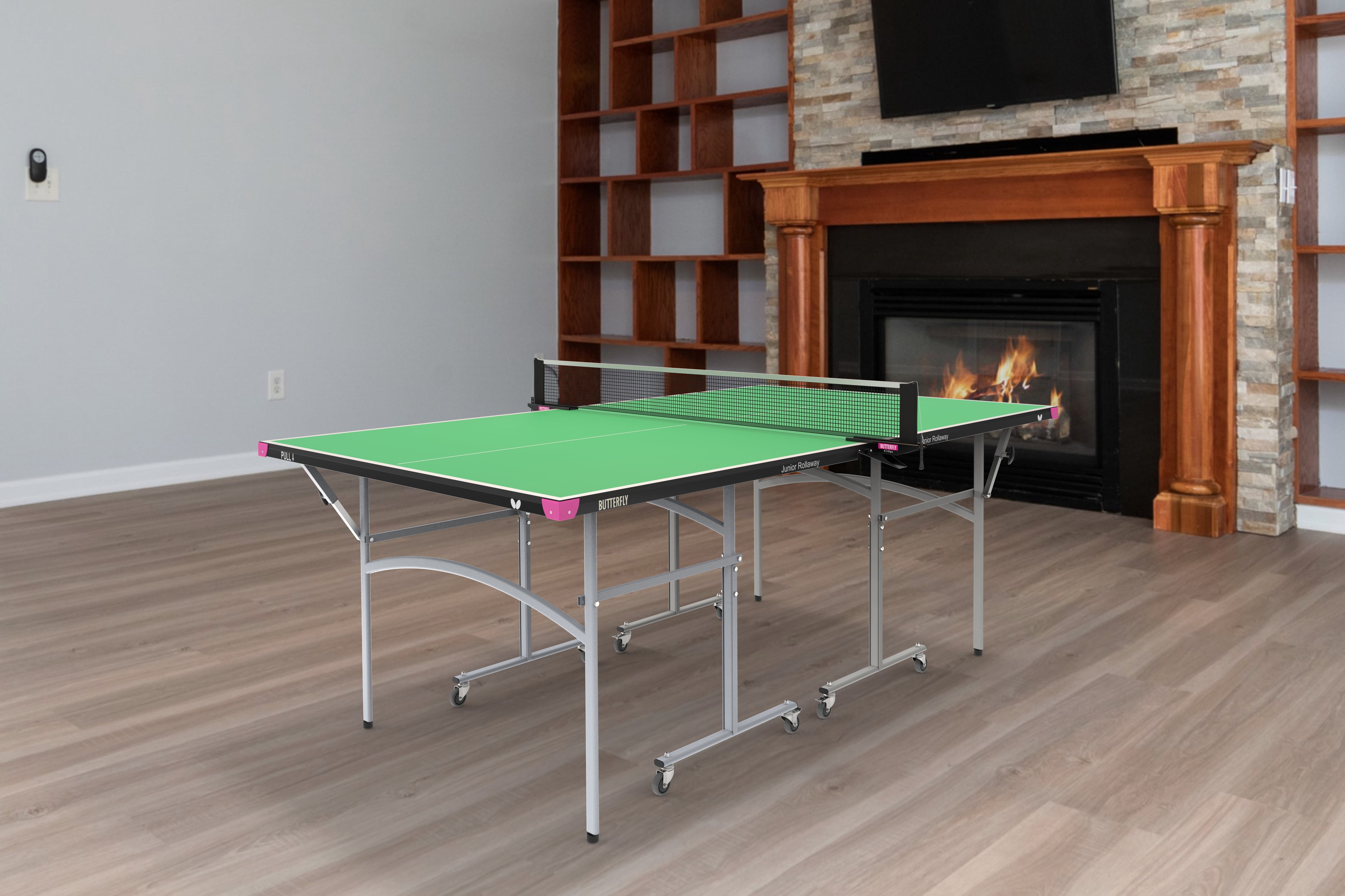 Butterfly Junior Rollaway Table Green