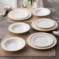 thumbnail image 3 of Noritake Rochelle Gold Set of 4 Salad/Dessert Plates, 3 of 5