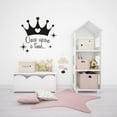 thumbnail image 2 of Once Upon A Time... - Cute Princess Queen Tiara With Heart Crown Drawing Sparkling Silhouette Vinyl Wall Art Wall Sticker Wall Decal Home Room Decoration Decal Kids Room Décor Size (10x10 inch), 2 of 3