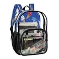thumbnail image 2 of PVC Transparent Backpacks Clear Backpack for Travel and Outings Ice Cream Cones and Shooting Stars, 2 of 7