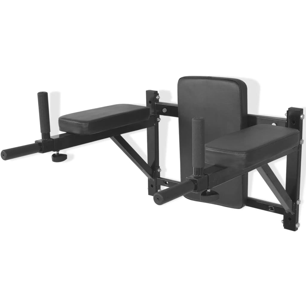 GUIAJ Wallmounted Fitness Dip Station Black