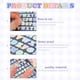 thumbnail image 4 of 880 piezas. 10 hojas de pegatinas de letras de colores, pegatinas autoadhesivas del alfabeto para manualidades y regalos de scrapbooking., 4 of 5