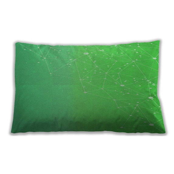 Ahgly Company Indoor Rectangular Contemporary Lumbar Throw Pillow, 13 inch by 19 inch