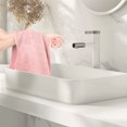 thumbnail image 4 of REGALWOVEN Cotton Striped Pattern 2 Pack Hand Towels, Highly Absorbent Decorative Towels for Bathroom Pink 14" x 30", 4 of 6