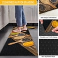 thumbnail image 3 of Spices Kitchen Rugs and Mats Set 2 Pieces - 17x47+17x30 - Non Skid and Washable Anti Fatigue Mats for Kitchen Floor - Cushioned Runner Rugs Kitchen Mats for Standing, 3 of 6