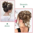 thumbnail image 6 of Dulchany Messy Bun Hair Piece Tousled Updo Hair Buns Extension Elastic Hair Band Hair Pieces Curly Hair Bun Scrunchie For Women, 6 of 7