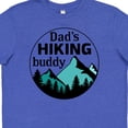 thumbnail image 4 of Inktastic Dad's Hiking Buddy with Mountains and Trees Youth T-Shirt, 4 of 5