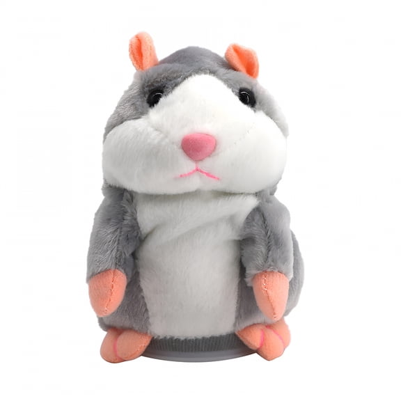 BESTSKY Hamster Toy Talking and Repeating Funny Stuffed Toy Plush Electric Interactive Birthday Gifts for Children