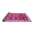 thumbnail image 2 of Ahgly Company Indoor Square Oriental Pink Traditional Area Rugs, 6' Square, 2 of 4