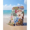 thumbnail image 4 of Boho Floral Beach Towels Oversized Super Absorbent, Bohemia Colorful Mandalas Botanical Flower Lightweight Bath Towel Quick Dry Sets For Bathroom/Pool/Rv Camping/Beach Play/Gym Room/Picnic 30"x60", 4 of 8