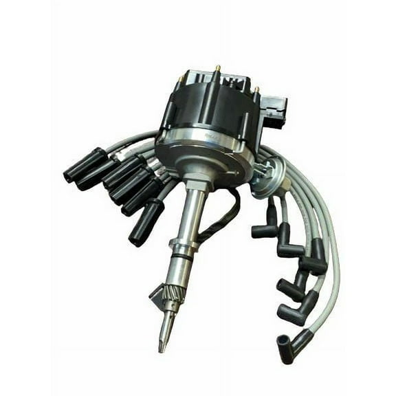 Distributor HEI w/ Wire Set For Chevrolet Inline 292 250 230 GMC Trucks L6 78-85