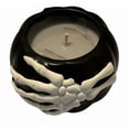 thumbnail image 4 of Yankee Candle Halloween Collection -Spooky Sweets - 8oz Single Wick Filled Black Pumpkin with Skeleton Hands Ceramic Collector's Edition, 4 of 5