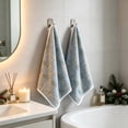thumbnail image 5 of Christmas Tree Pattern Hand Towels Set Of 2 Soft Absorbent Kitchen Bathroom Dish Towels For Holiday Home Decoration, 5 of 6