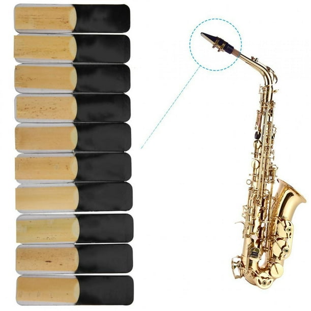 LYUMO Alto Saxophone Anches 1,5 Force - 10Pcs de Haute Qualité